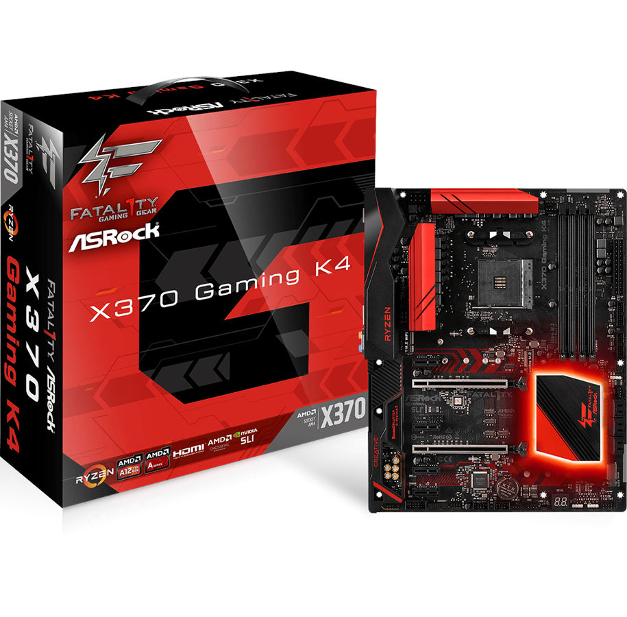 Moderkort - ASRock Fatal1ty X370 Gaming K4 Moderkort - AMD X370 - AMD AM4 - DDR4 RAM - ATX - X370 GAMING K4