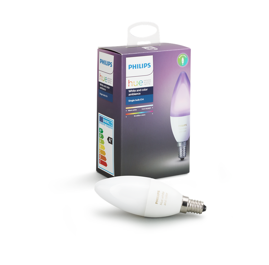 Smarta Hem - Philips Hue Color E14-ljuskälla - 929001301301