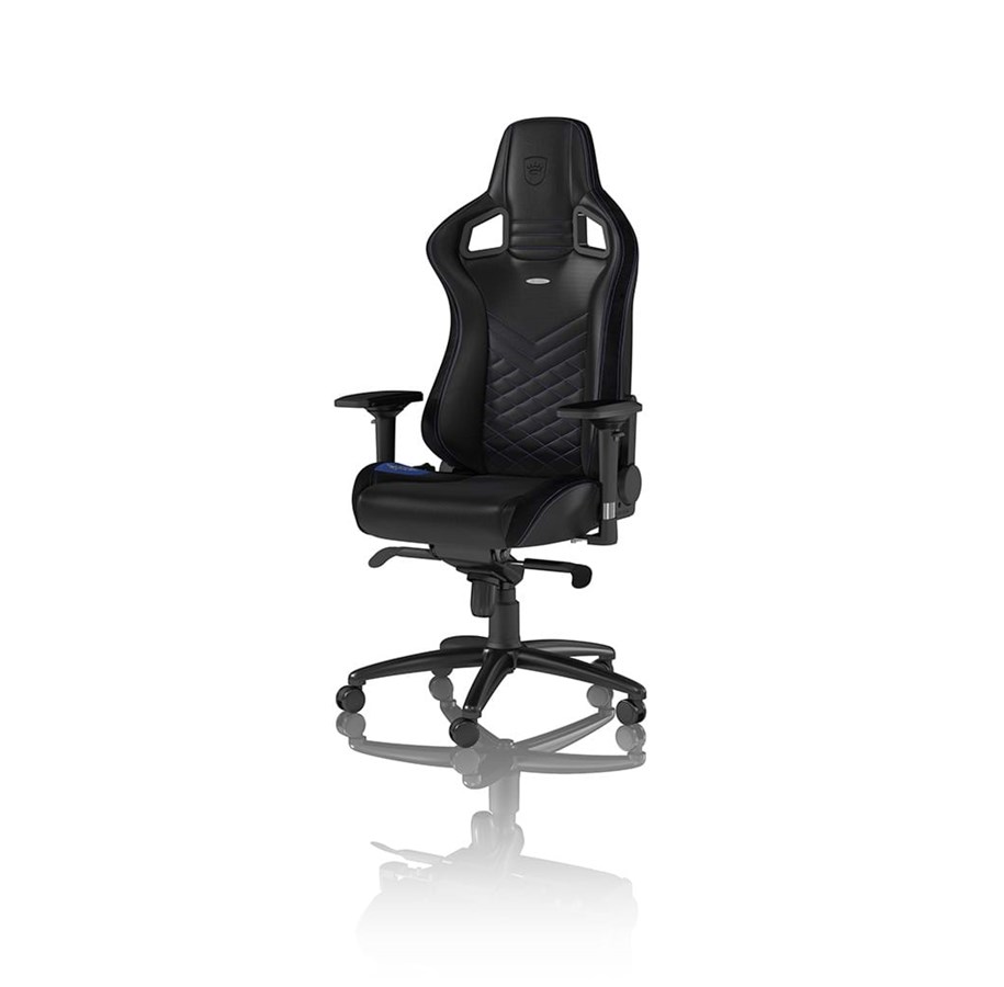 Gamingstol - noblechairs EPIC Series - Black / Blue Gaming Stol - Svart / Blå - PU-skin - Upp till 120 kg - NBL-PU-BLU-002