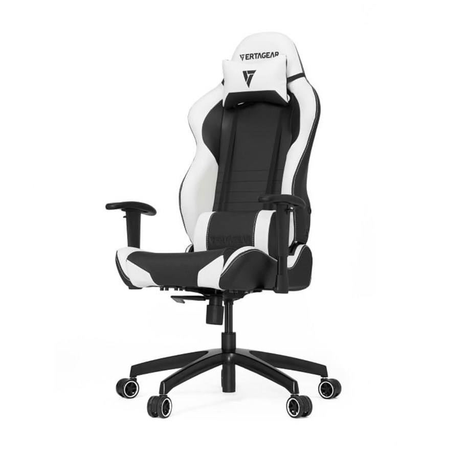 Gamingstol - Vertagear S-Line SL2000 Racing Series Gaming Stol - Svart / Vit - PU-skin - Upp till 150 kg - VG-SL2000_WT