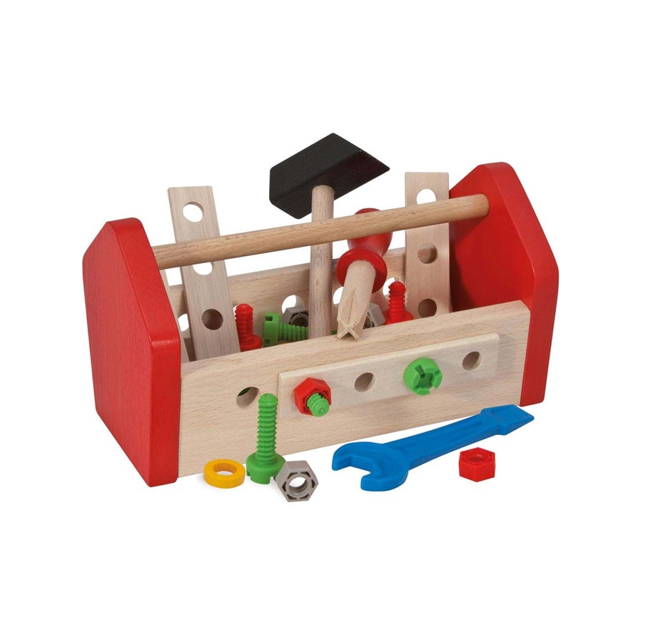 Träleksaker - Eichhorn Wooden Toolbox - 100028103