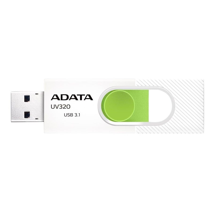 USB-minne - A-Data UV320 - Vit - 128GB - USB-minne - AUV320-128G-RWHGN