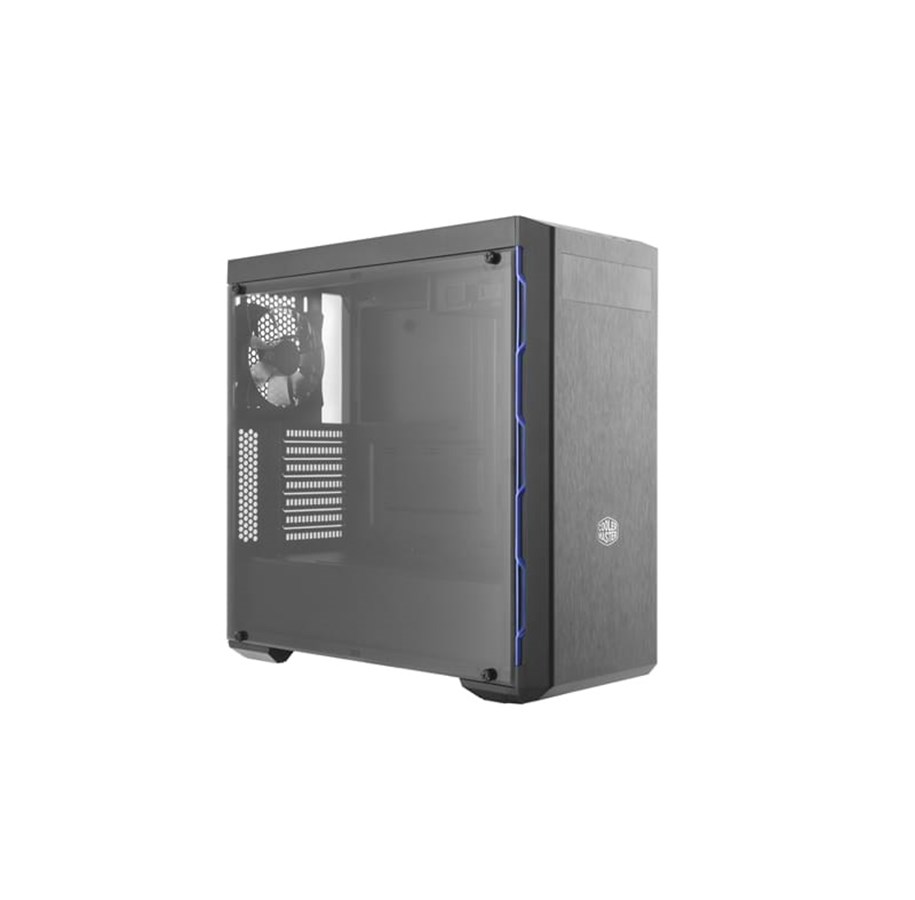 Chassi - Cooler Master MasterBox MB600L ODD - Blue Trim - Chassi - Miditower - Blå - MCB-B600L-KA5N-S01