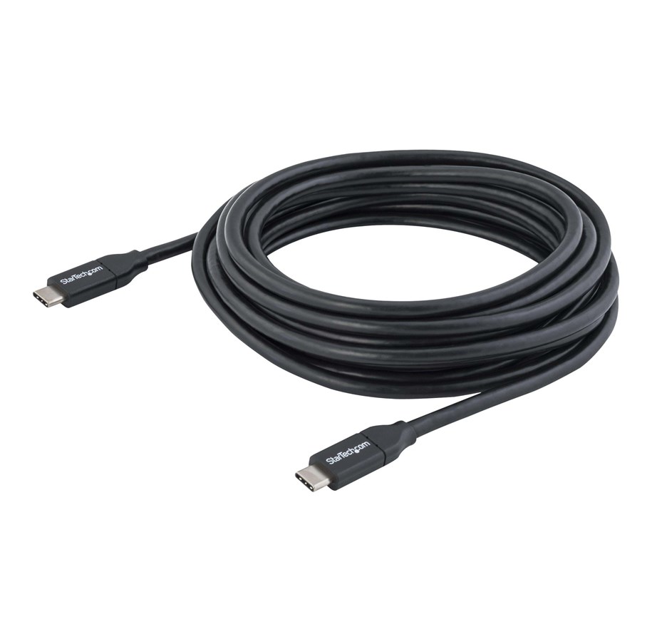 StarTech 4m 13ft USB C Cable 5A Power Delivery USB 2 0 startech-4m-13ft-usb-c-cable-5a-power-delivery-usb-2-0