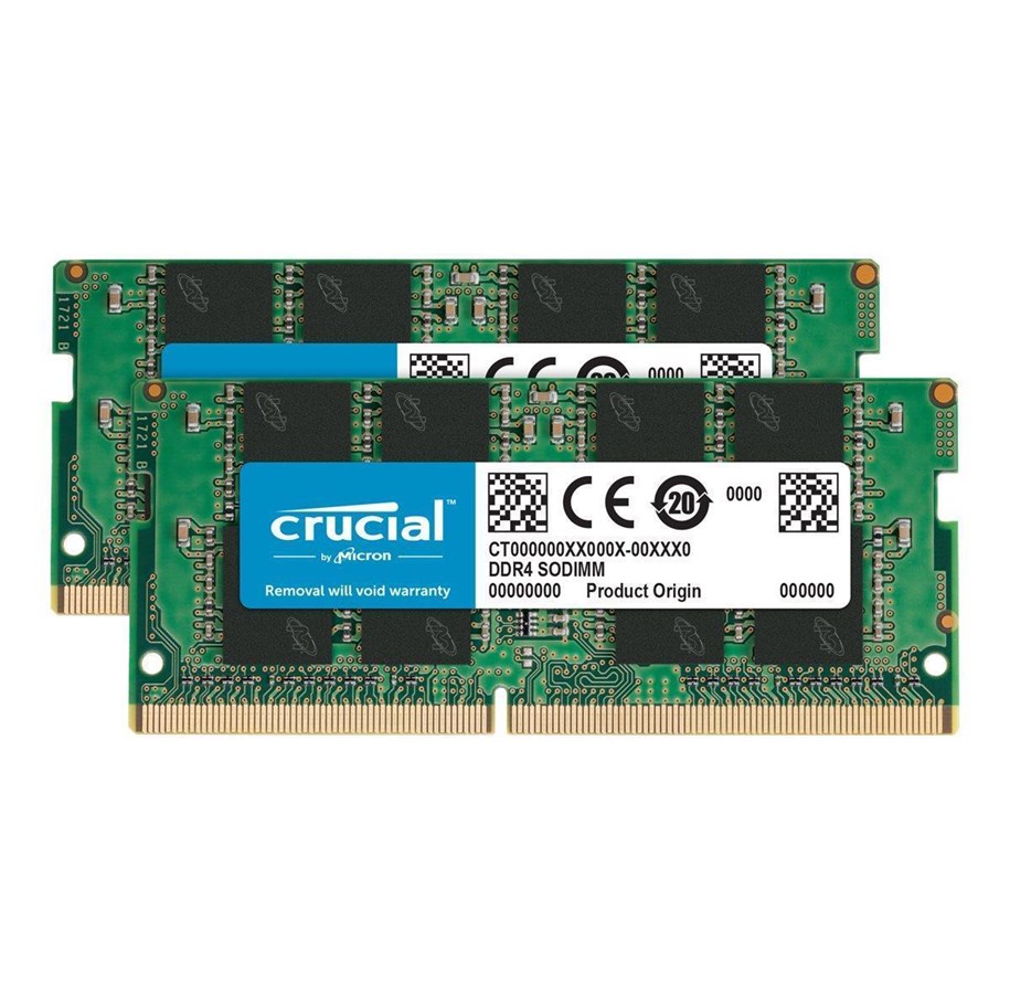 RAM - Crucial DDR4-2666 SODIMM DC - 16GB - CT2K8G4SFS8266