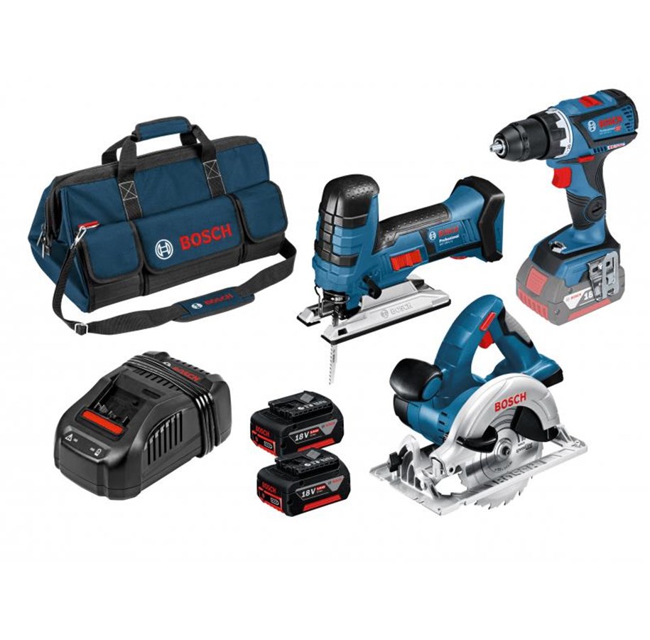 Verktyg - Bosch AKKUSÆT GSR18V-60C M/GST/GKS 18V-LI 2X5A - 0615990K1E