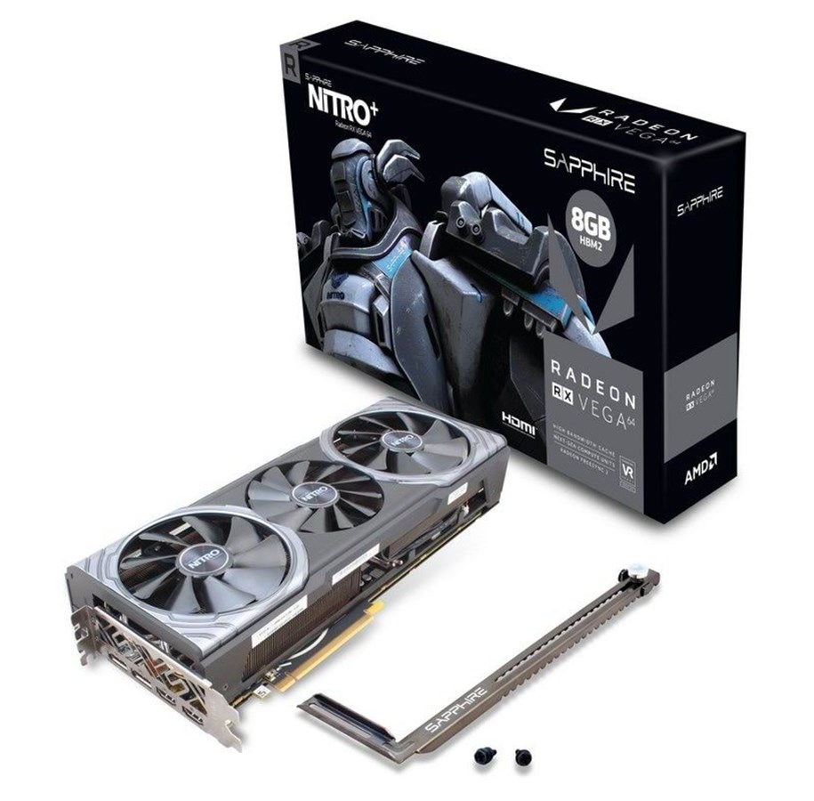 Grafikkort - Sapphire Radeon RX VEGA 64 NITRO+ - 8GB HBM2 - Grafikkort - 11275-03-40G