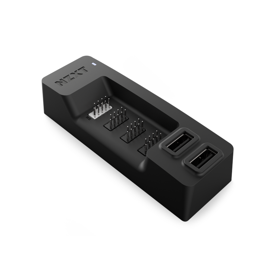 USB Hub - NZXT Internal USB Hub USB Hub - USB 2.0 - 5 porte - Svart - AC-IUSBH-M1