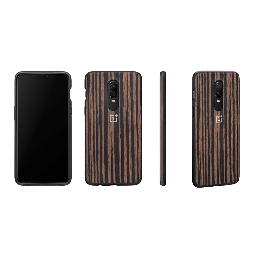 Mobile - Covers & Cases - OnePlus 6 - Ebony Wood Bumper Case - 5431100047