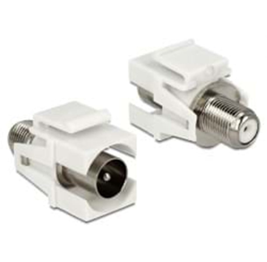 Antennkabel - DeLOCK Keystone Module IEC Male -> F female - 86335
