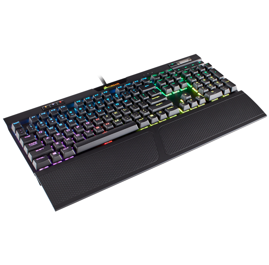 Tangentbord - Corsair K70 MK.2 RGB - Cherry MX Red - ND - Gaming Tangentbord - Nordisk - Svart - CH-9109010-ND