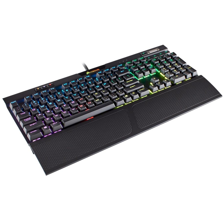 Tangentbord - Corsair K70 MK.2 RGB - Cherry MX Brown - ND - Gaming Tangentbord - Nordisk - Svart - CH-9109012-ND