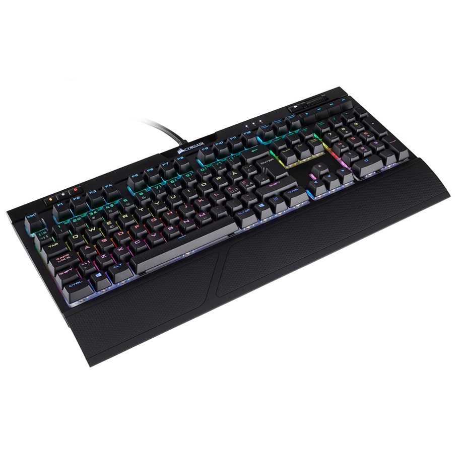 Tangentbord - Corsair Strafe RGB MK.2 - Cherry MX Silent - ND - Gaming Tangentbord - Nordisk - Svart - CH-9104113-ND