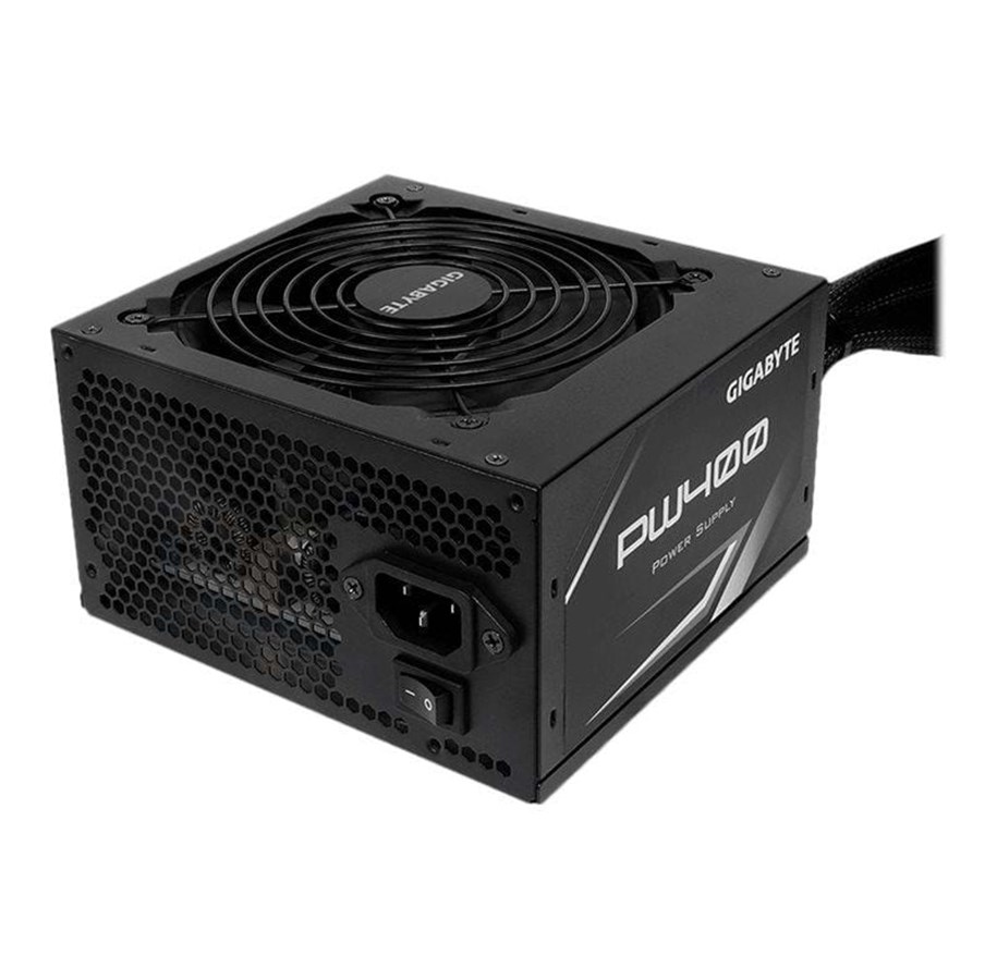Strömförsörjning - GIGABYTE PW400 Strömförsörjning - 400 Watt - 120 mm - 80 Plus White certificate (upp till 80% effektivitet) - GP-PW400