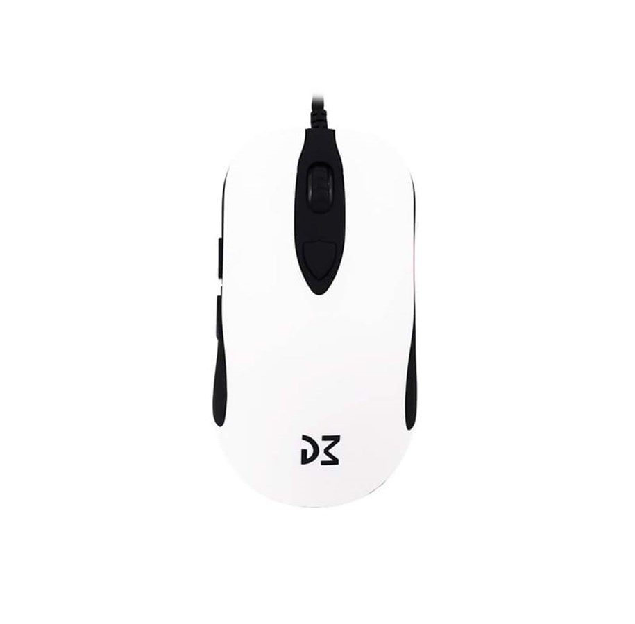 Mus - Dream Machines DM1 FPS - Noir - Gamingmus - Optic - 6 knappar - Vit - DM1FPS_Noir
