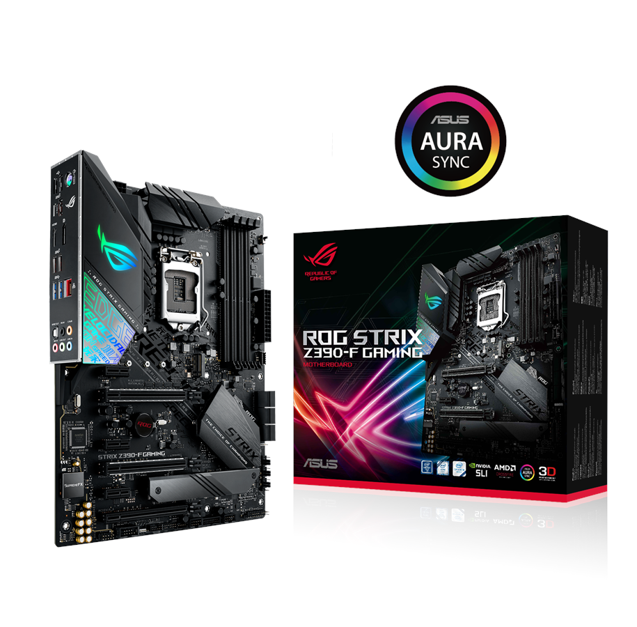 Moderkort - ASUS ROG STRIX Z390-F GAMING Moderkort - Intel Z390 - Intel LGA1151 - DDR4 RAM - ATX - 90MB0YG0-M0EAY0