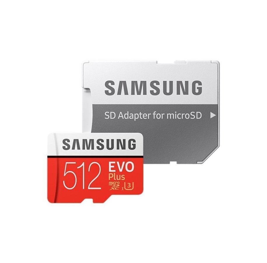 Flashram & USB Flash Drives - Samsung EVO Plus MicroSDXC/SDXC U3 100MB/s - 512GB - MB-MC512GA/EU