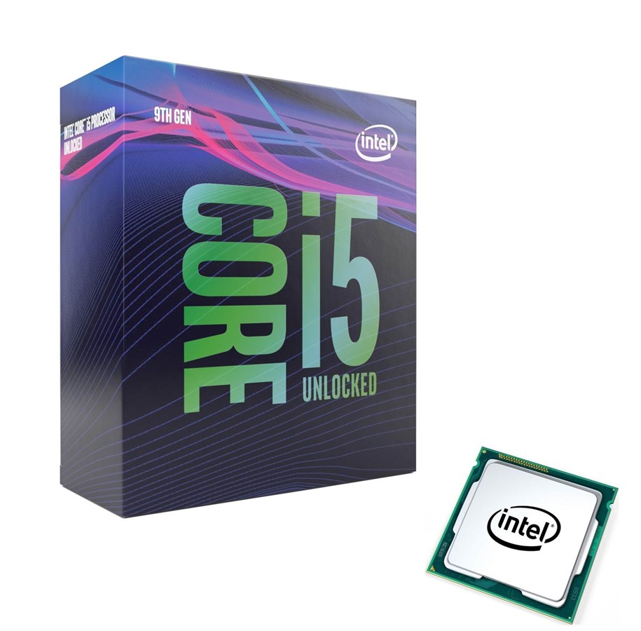 CPU - Intel Core i5-9600KF Coffee Lake S CPU - 6 kärnor - 3.7 GHz - Intel LGA1151 - Intel Boxed (med kylare) - BX80684I59600KF