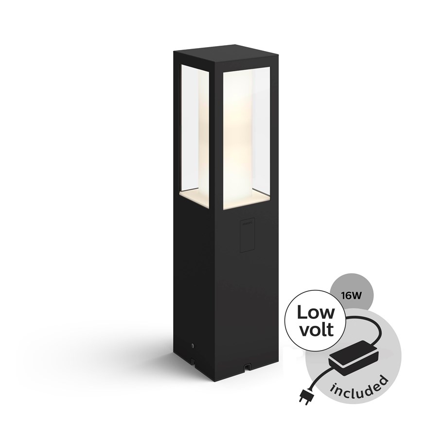 Smarta Hem - Philips Hue Outdoor Impress låg stolplampa - Low Volt Base Kit - 915005766501