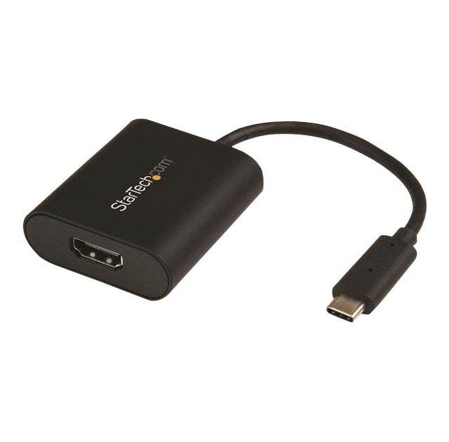 Displaykabel - StarTech.com USB-C to HDMI Adapter with Presentation Mode Switch - 4K 60Hz - external video adapter - black - CDP2HD4K60SA