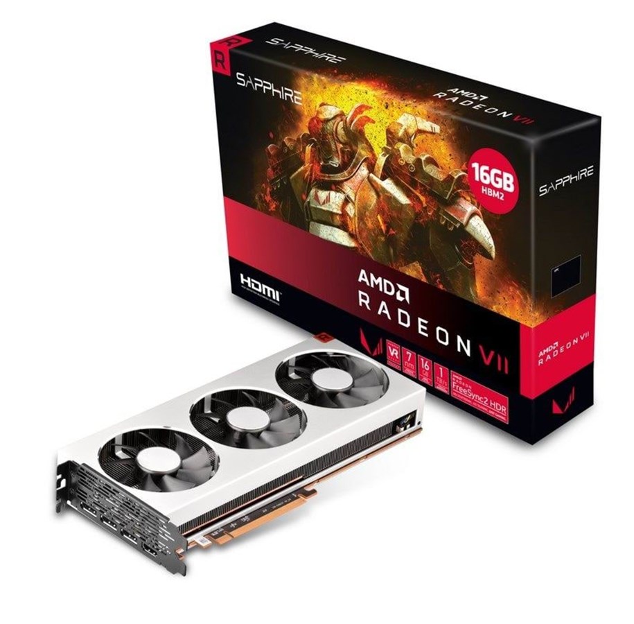 Grafikkort - Sapphire Radeon VII AMD Reference - 16GB HBM2 - Grafikkort - 21291-01-40G
