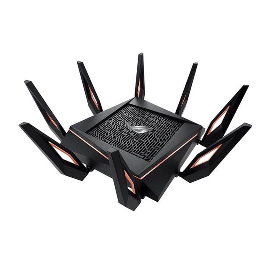 Nätverk - Router - ASUS ROG Rapture GT-AX11000 -Wi-Fi 6 - 4-Port switch - 2-PortWAN - Wireless router Wi-Fi 6 - 90IG04H0-MO3G00