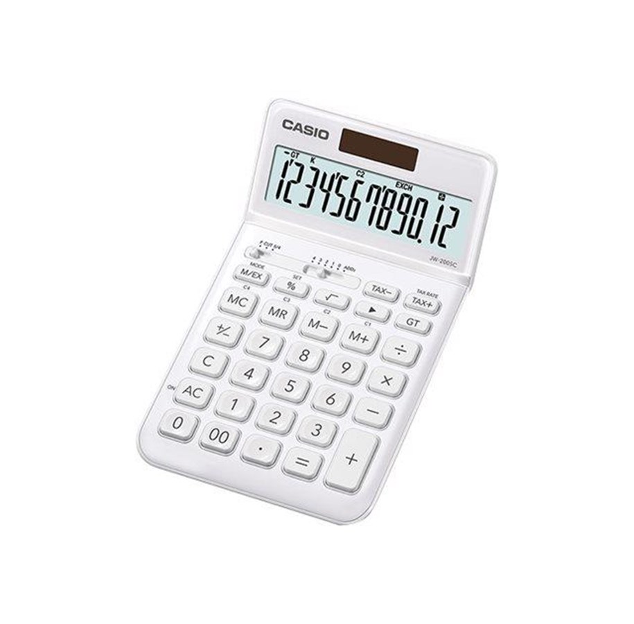 Miniräknare - CASIO JW-200SC - desktop calculator - JW-200SC-WE