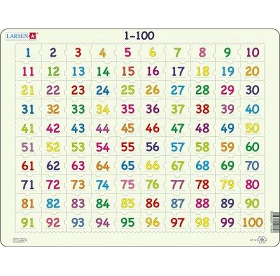 Pusselspel - Larsen Puzzles 1-100 Puzzle - LA-AR10
