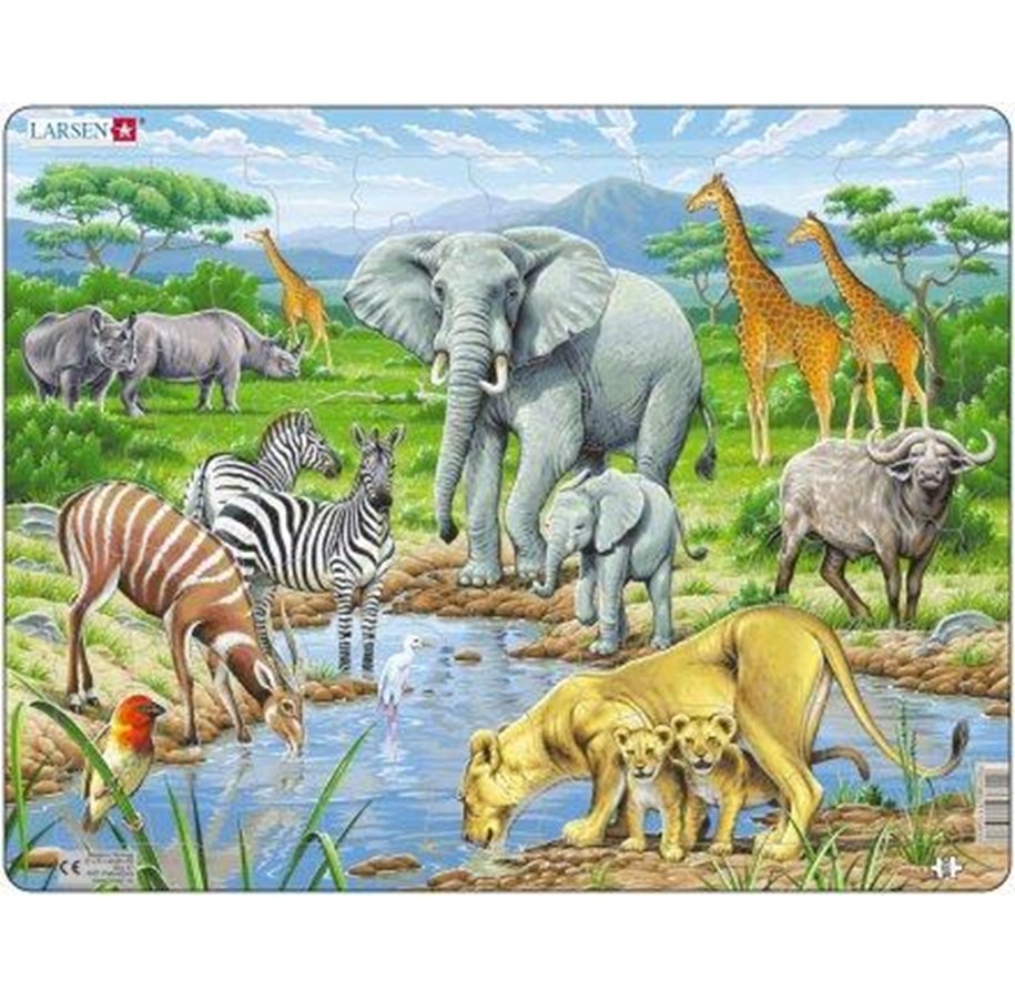 Pusselspel - Larsen Puzzles African Savannah - LA-FH9