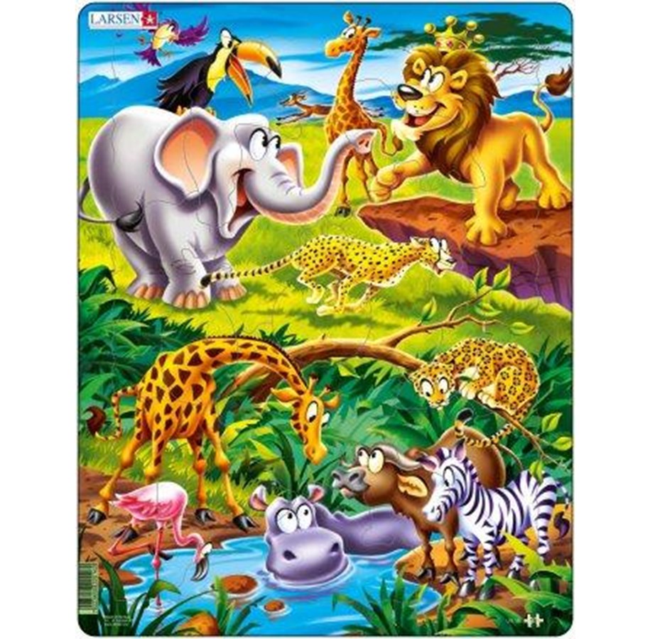 Pusselspel - Larsen Puzzles Safari - LA-US16