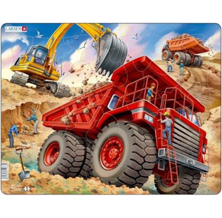 Pusselspel - Larsen Puzzles Giant Dump Truck - LA-US36