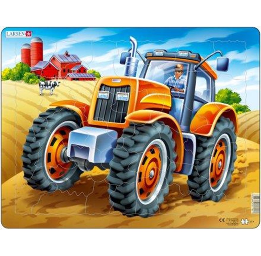 Pusselspel - Larsen Puzzles Tractor - LA-US4