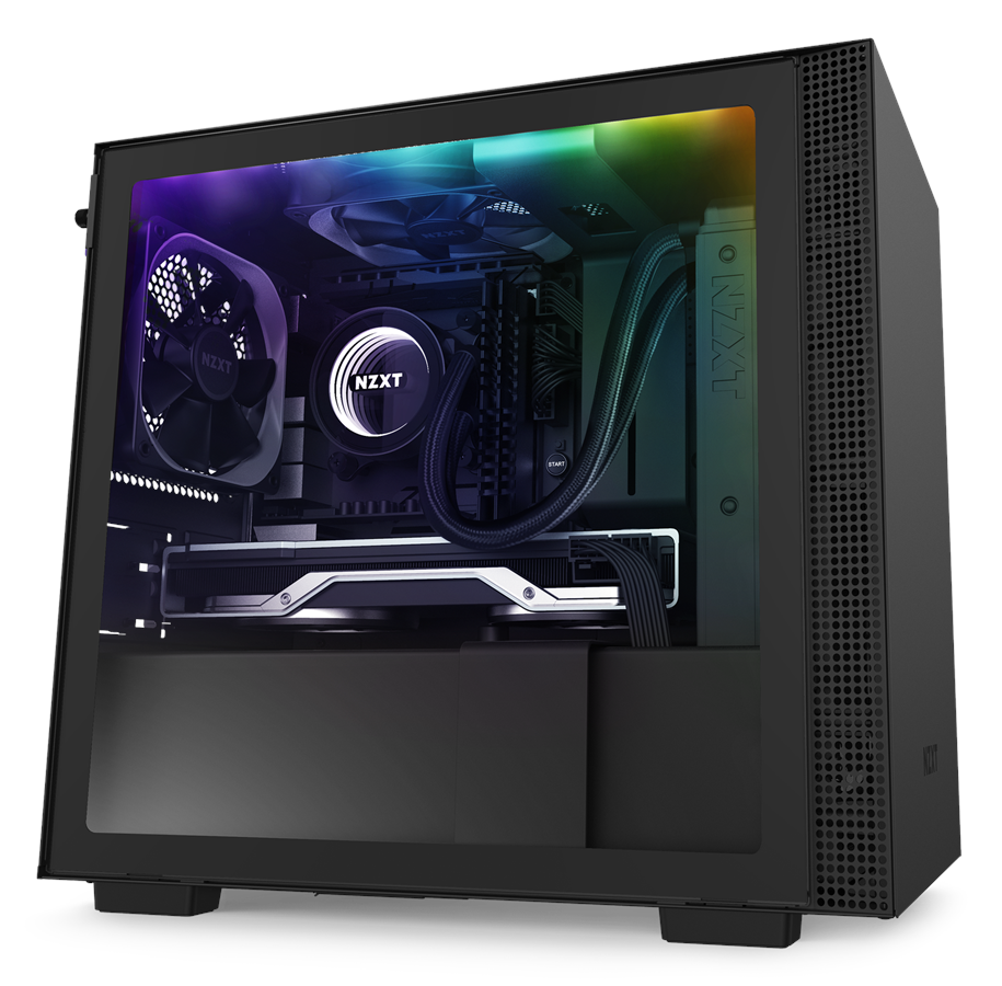 Chassi - NZXT H210i Matte Black - Chassi - Miditower - Svart - CA-H210i-B1