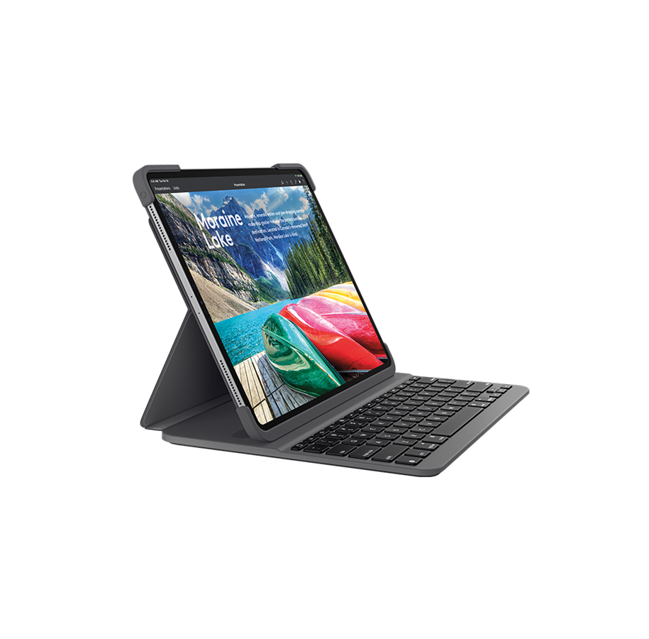 Tangentbord - Logitech SLIM FOLIO PRO iPad 11inch - ND - Tastatur & Folio set - Nordisk - Svart - 920-009160