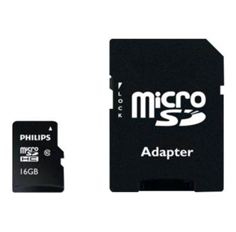 Flashram & USB Flash Drives - Philips FM16MP45B - flash memory card - 16 GB - microSDHC UHS-I - FM16MP45B/00