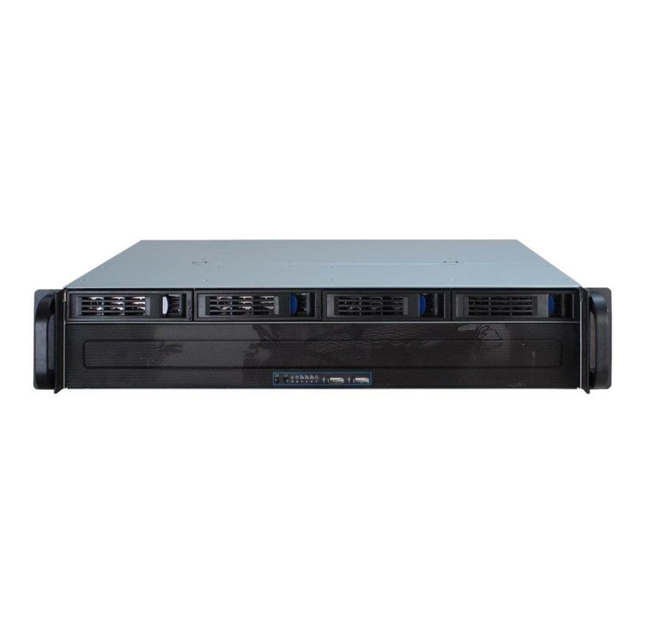 Inter-Tech IPC 2U-2404S - Chassi - Server (Rack) - Svart | Billig