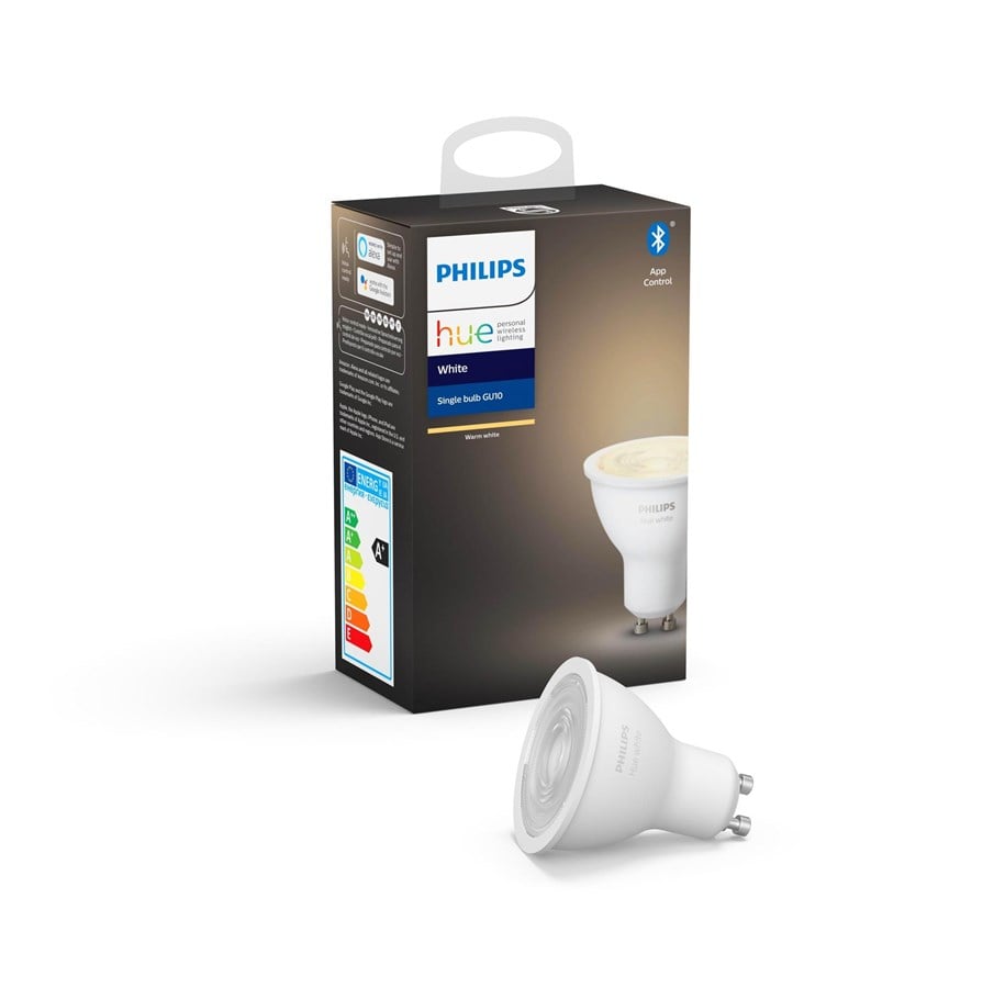 Smarta Hem - Philips Hue White GU10 ljuskälla - BT - 929001953501