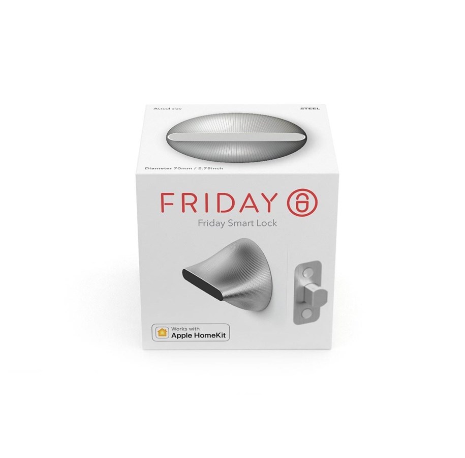 Smarta Hem - Friday Lab Smart Lock - Nickel Satin - FLNS