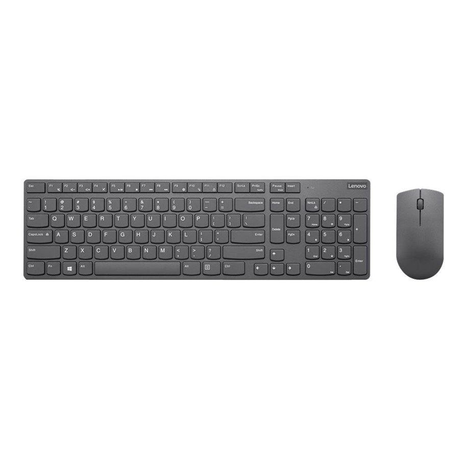 Tangentbord - Lenovo Professional Ultraslim Combo - Tastatur & Mus set - Grå - 4X30T25803