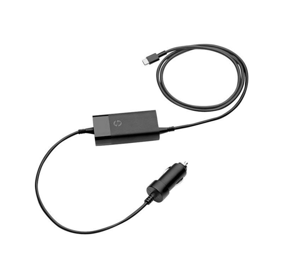 Laddare - HP USB-C Auto Adapter - 5TQ76AA