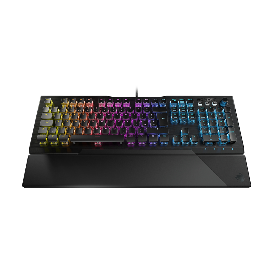 Tangentbord - ROCCAT VULCAN 121 AIMO - Gaming Tangentbord - Nordisk - Svart - ROC-12-674-RD