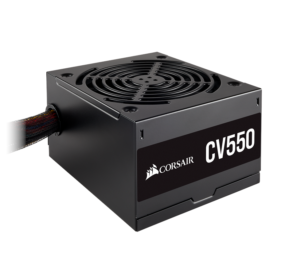 Strömförsörjning - Corsair CV550 Strömförsörjning - 550 Watt - 120 mm - ATX - 80 Plus Bronze certificate - CP-9020210-EU