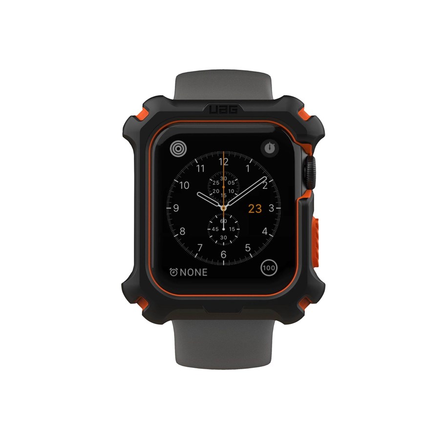Smartwatch - Accessories - UAG Apple Watch 44mm Case - Black/Orange - 19148G114097