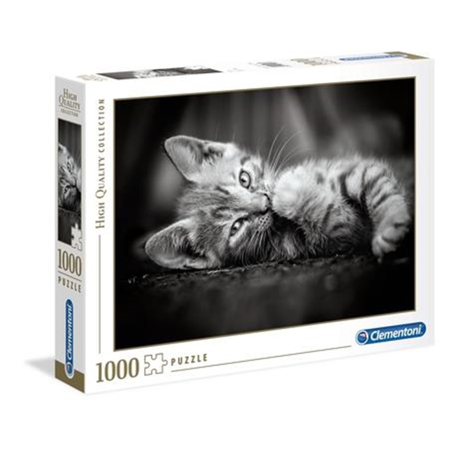 Pusselspel - Clementoni 1000 pcs. High Color Collection KITTY - 39422