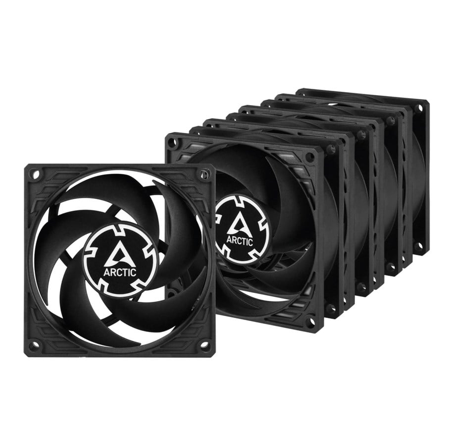 Chassi fläkt - Arctic P8 - 5-pack value pack - Chassi fläkt - 80mm - Svart - ACFAN00153A