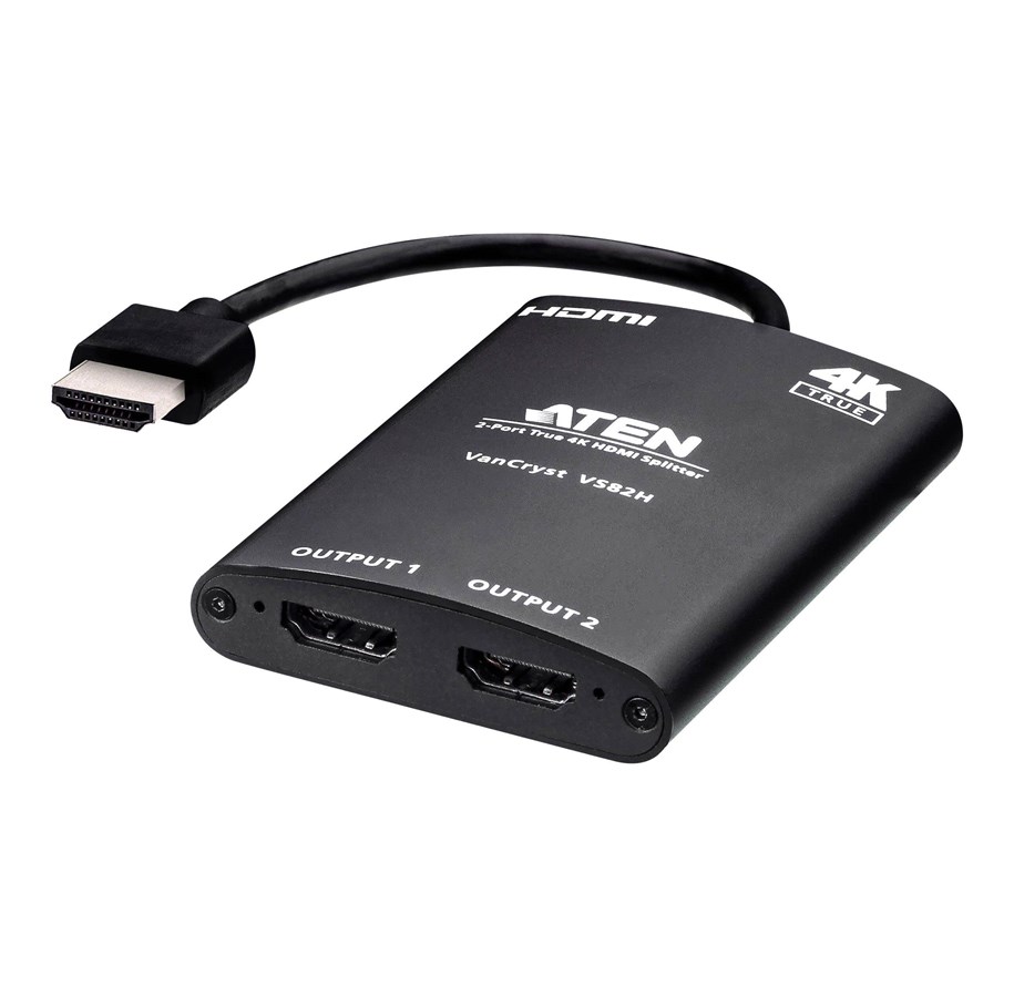 Video Switch - ATEN 2 Port True 4K HDMI Splitter *DEMO* - VS82H-AT