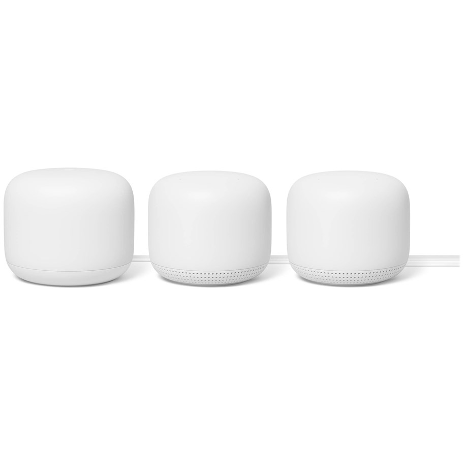 Smarta Hem - Google Nest Wifi Router + 2st Point - Vit - GA00823-NO