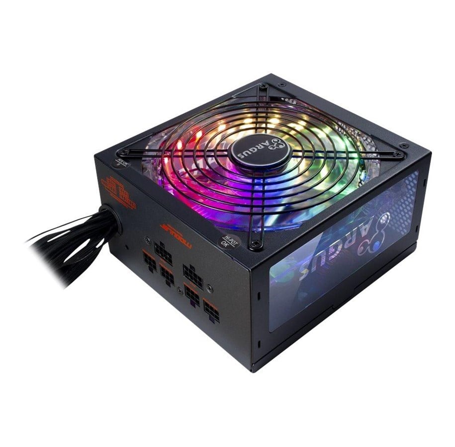 Strömförsörjning - Inter-Tech Argus RGB-650W CM II Strömförsörjning - 650 Watt - 140 mm - ATX 2.3 - 80 Plus Gold certificate - 88882147