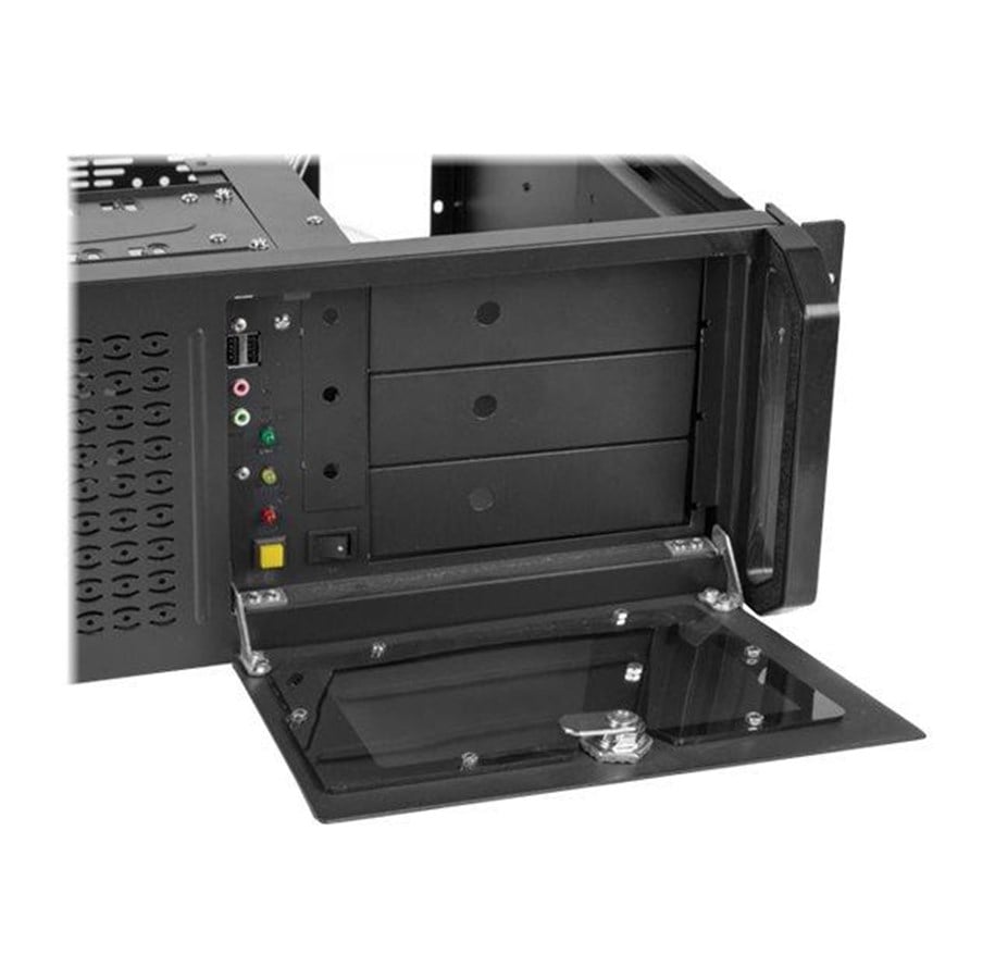 Lanberg - rack-mountable - 4U - ATX - Chassi - Server (Rack) - Svart