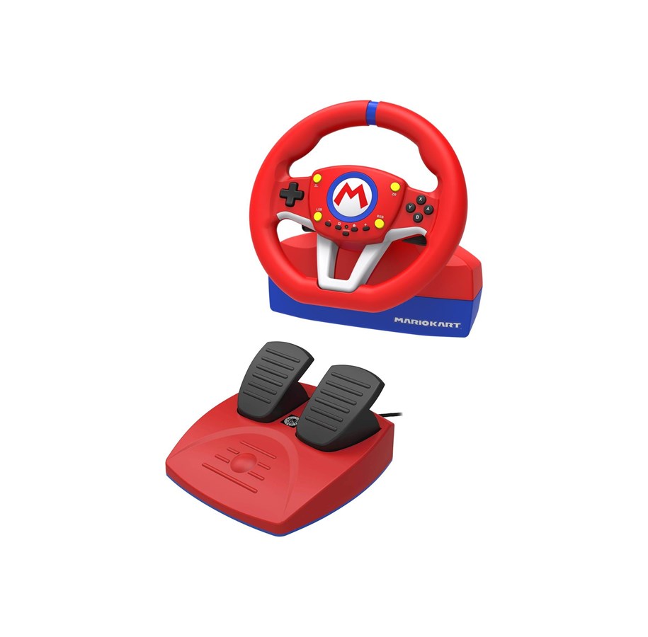 Spel Tillbehör - HORI Mario Kart Racing Wheel Pro Mini - Wired Wheel, gamepad and pedals set - Nintendo Switch - NSW-204U